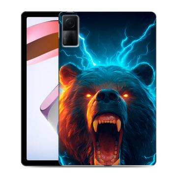 Силиконовый чехол на Xiaomi RedMi Pad с принтом Медведь
