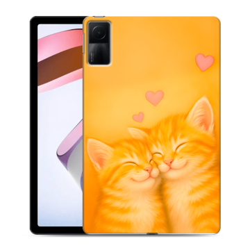 Силиконовый чехол на Xiaomi RedMi Pad с принтом Милые котята Силиконовый чехол на Xiaomi RedMi Pad с принтом Милые котята