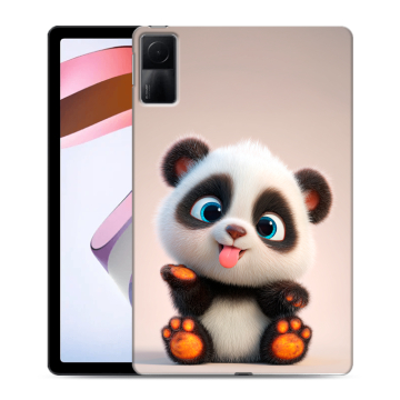 Силиконовый чехол на Xiaomi RedMi Pad с принтом милая панда Силиконовый чехол на Xiaomi RedMi Pad с принтом милая панда
