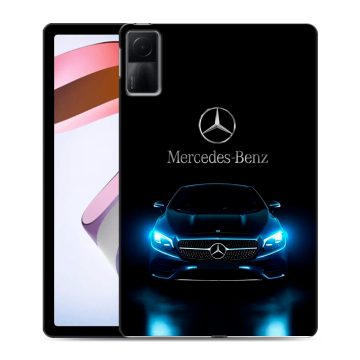 Силиконовый чехол на Xiaomi RedMi Pad с принтом Mercedes Мерседес Силиконовый чехол на Xiaomi RedMi Pad с принтом Mercedes Мерседес