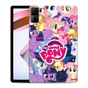 Силиконовый чехол на Xiaomi RedMi Pad с принтом My little pony Дружба чудо