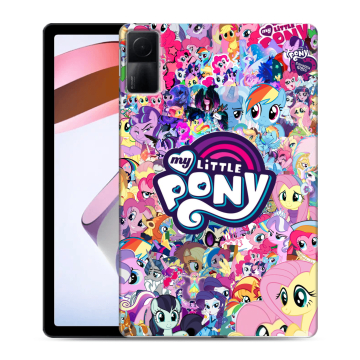 Силиконовый чехол на Xiaomi RedMi Pad с принтом My little pony Дружба чудо