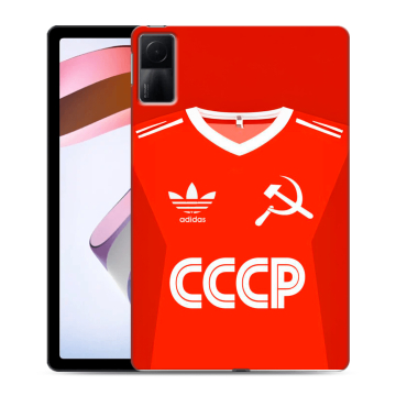 Силиконовый чехол на Xiaomi RedMi Pad с принтом Флаг Герб СССР