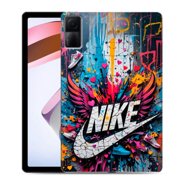 Силиконовый чехол на Xiaomi RedMi Pad с принтом Nike Найк Силиконовый чехол на Xiaomi RedMi Pad с принтом Nike Найк