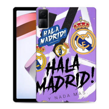 Силиконовый чехол на Xiaomi RedMi Pad с принтом Real Madrid Реал Мадрид