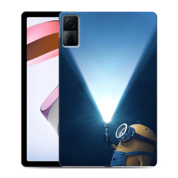 Силиконовый чехол на Xiaomi RedMi Pad с принтом Миньоны