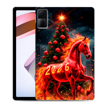 Силиконовый чехол на Xiaomi RedMi Pad с принтом Новый год