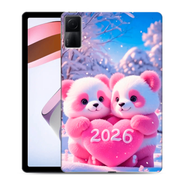 Силиконовый чехол на Xiaomi RedMi Pad с принтом Новый год