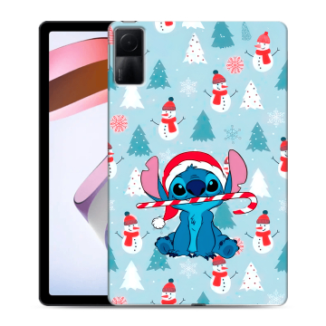 Силиконовый чехол на Xiaomi RedMi Pad с принтом Стич Новый год Силиконовый чехол на Xiaomi RedMi Pad с принтом Стич Новый год