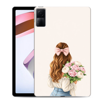 Силиконовый чехол на Xiaomi RedMi Pad с принтом женский Силиконовый чехол на Xiaomi RedMi Pad с принтом женский