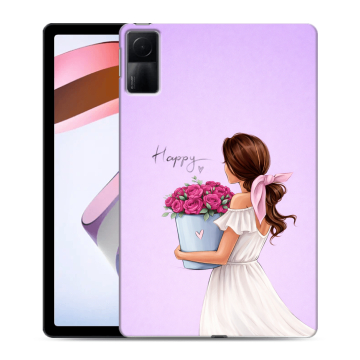Силиконовый чехол на Xiaomi RedMi Pad с принтом женский Силиконовый чехол на Xiaomi RedMi Pad с принтом женский