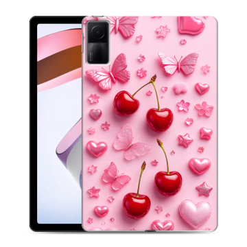 Силиконовый чехол на Xiaomi RedMi Pad с принтом для девочек