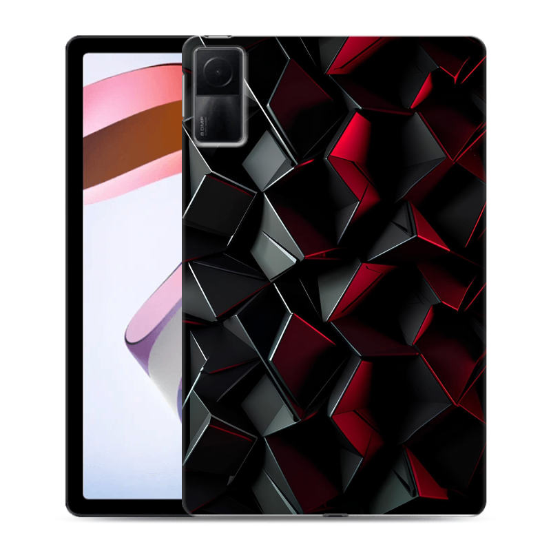 Силиконовый противоударный чехол на Xiaomi RedMi Pad с принтом Абстракция Силиконовый противоударный чехол на Xiaomi RedMi Pad с принтом Абстракция