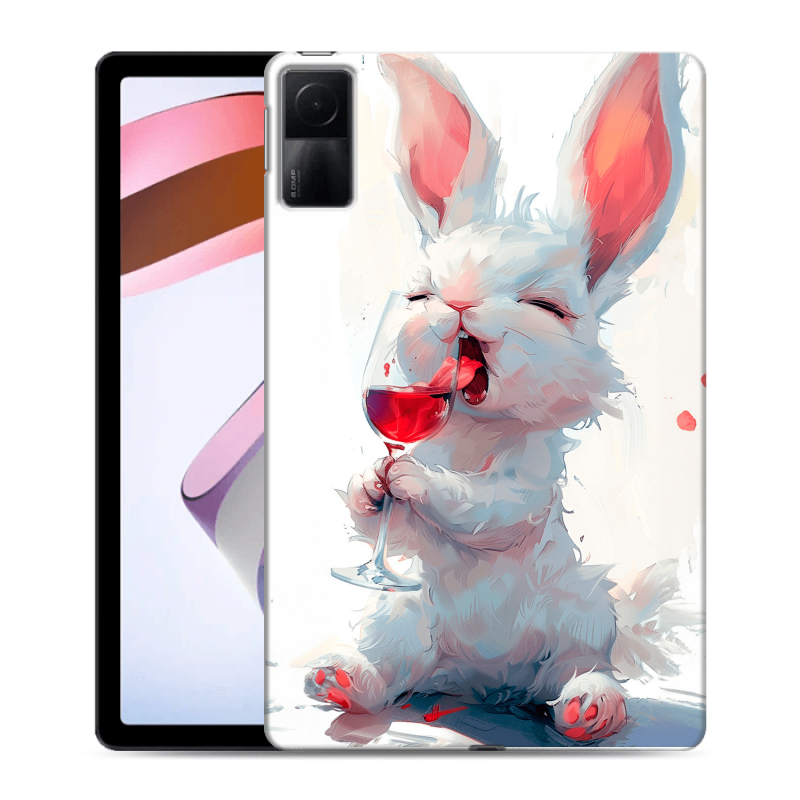 Силиконовый чехол на Xiaomi RedMi Pad с принтом кролик зайчик Силиконовый чехол на Xiaomi RedMi Pad с принтом кролик зайчик