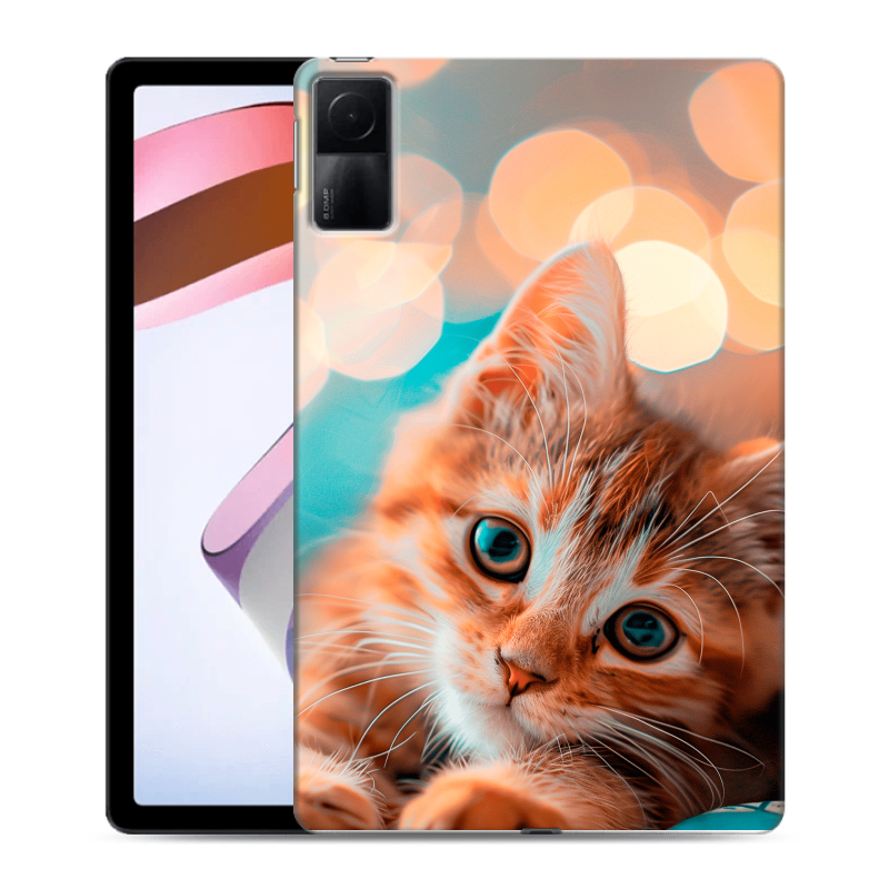 Силиконовый чехол на Xiaomi RedMi Pad с принтом котик Силиконовый чехол на Xiaomi RedMi Pad с принтом котик