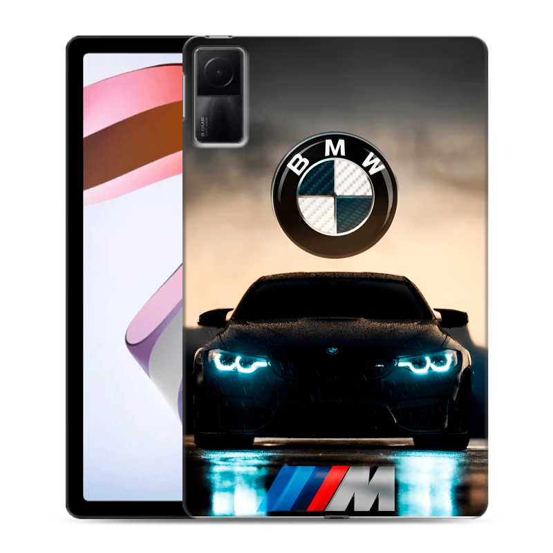 Силиконовый противоударный чехол на Xiaomi RedMi Pad с принтом БМВ BMW Силиконовый противоударный чехол на Xiaomi RedMi Pad с принтом БМВ BMW