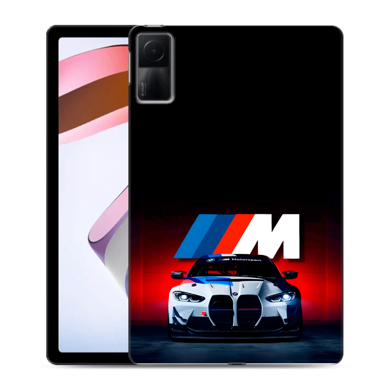 Силиконовый чехол на Xiaomi RedMi Pad с принтом БМВ BMW Силиконовый чехол на Xiaomi RedMi Pad с принтом БМВ BMW