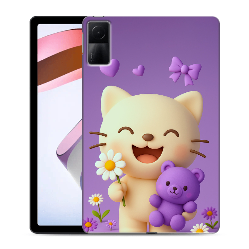 Силиконовый чехол на Xiaomi RedMi Pad с принтом для девочек Силиконовый чехол на Xiaomi RedMi Pad с принтом для девочек