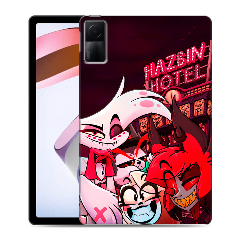 Силиконовый чехол на Xiaomi RedMi Pad с принтом Hazbin Hotel Отель Хазбин Силиконовый чехол на Xiaomi RedMi Pad с принтом Hazbin Hotel Отель Хазбин