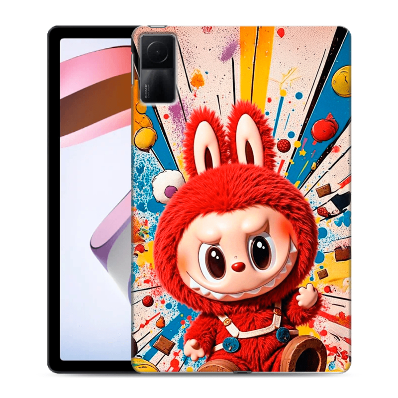 Силиконовый противоударный чехол на Xiaomi RedMi Pad с принтом Labubu Лабубу Силиконовый противоударный чехол на Xiaomi RedMi Pad с принтом Labubu Лабубу