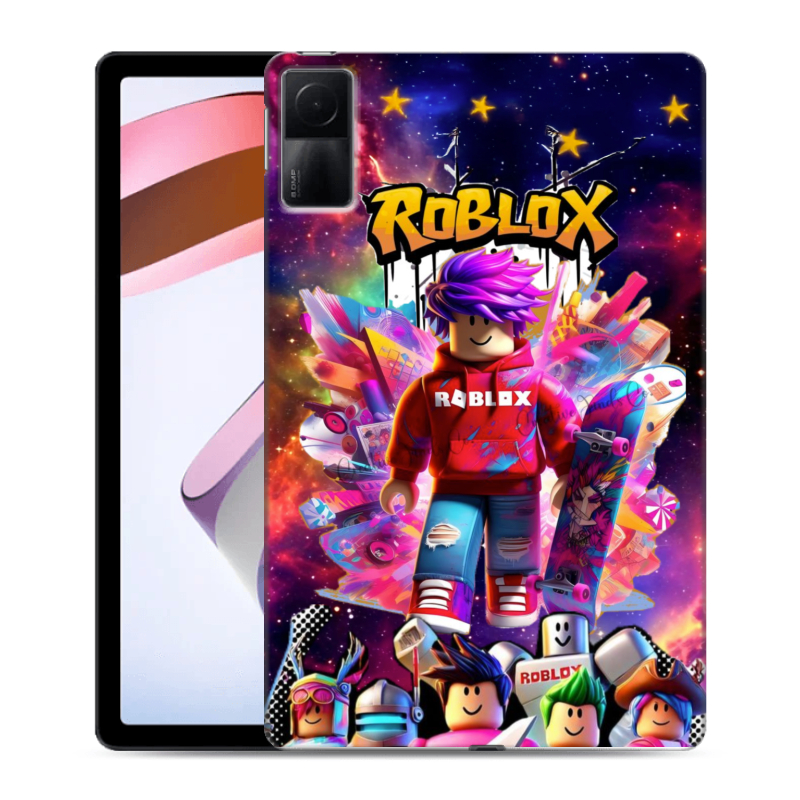 Силиконовый чехол на планшета Xiaomi RedMi Pad с принтом Roblox Роблокс Силиконовый чехол на планшета Xiaomi RedMi Pad с принтом Roblox Роблокс