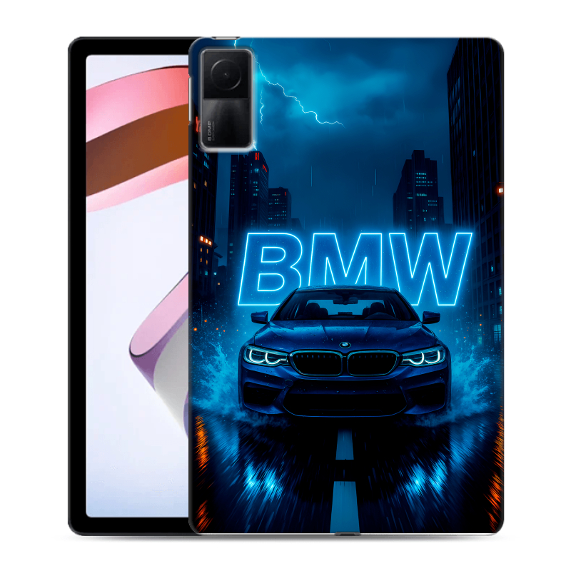 Силиконовый противоударный чехол на Xiaomi RedMi Pad с принтом BMW БМВ Силиконовый противоударный чехол на Xiaomi RedMi Pad с принтом BMW БМВ