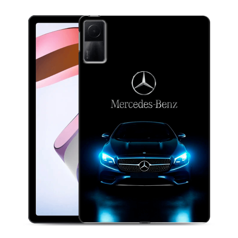 Силиконовый чехол на Xiaomi RedMi Pad с принтом Mercedes Мерседес Силиконовый чехол на Xiaomi RedMi Pad с принтом Mercedes Мерседес