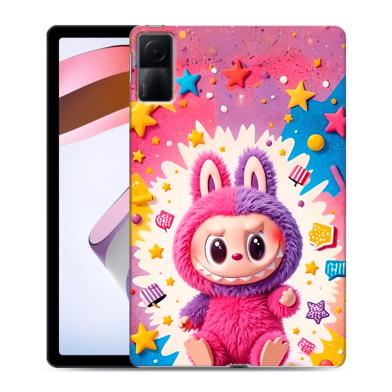 Силиконовый противоударный чехол на Xiaomi RedMi Pad с принтом Labubu Лабубу Силиконовый противоударный чехол на Xiaomi RedMi Pad с принтом Labubu Лабубу
