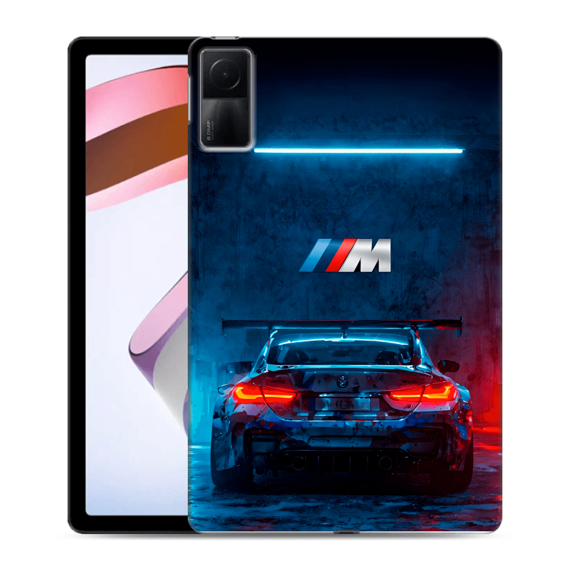 Силиконовый противоударный чехол на Xiaomi RedMi Pad с принтом BMW БМВ Силиконовый противоударный чехол на Xiaomi RedMi Pad с принтом BMW БМВ