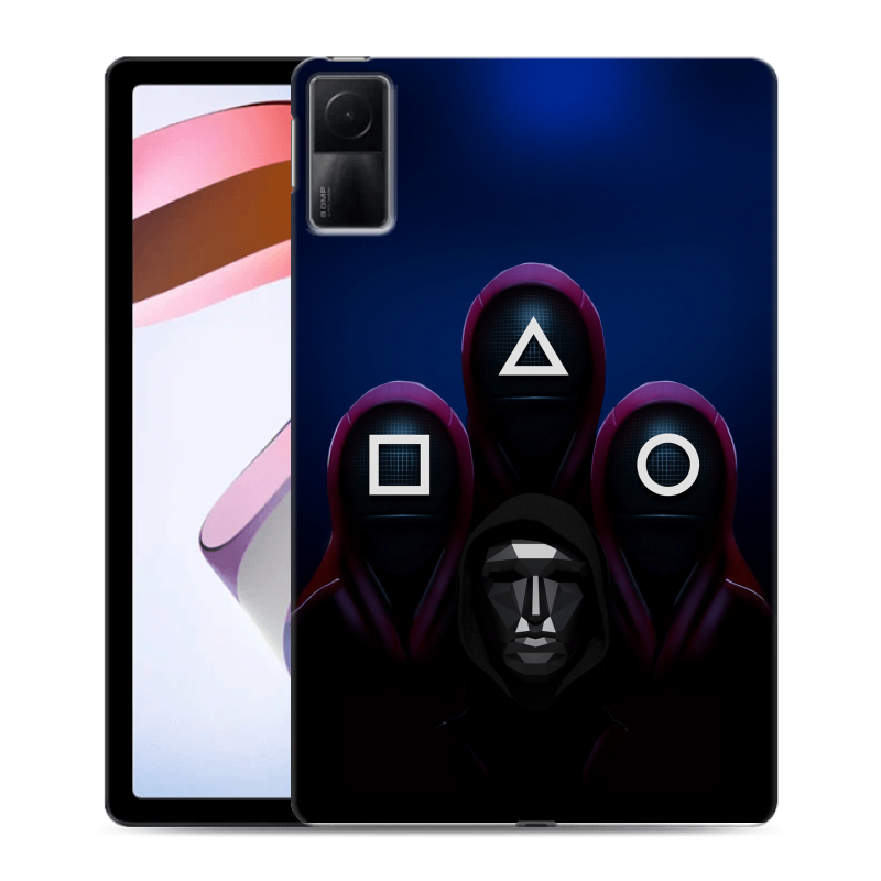 Силиконовый противоударный чехол на Xiaomi RedMi Pad с принтом Игра Кальмара Силиконовый противоударный чехол на Xiaomi RedMi Pad с принтом Игра Кальмара