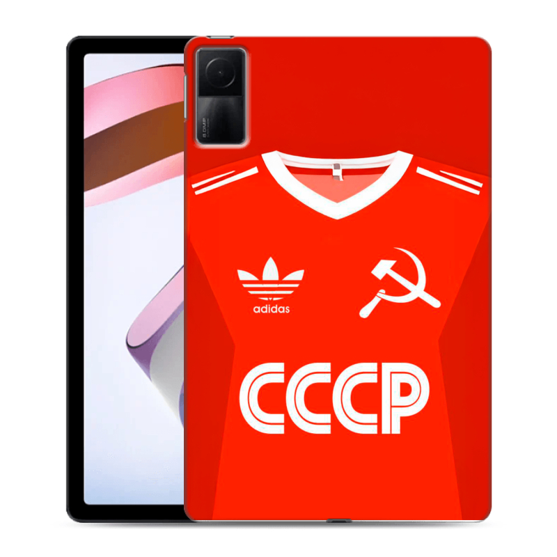 Силиконовый противоударный чехол на Xiaomi RedMi Pad с принтом Флаг Герб СССР Силиконовый противоударный чехол на Xiaomi RedMi Pad с принтом Флаг Герб СССР