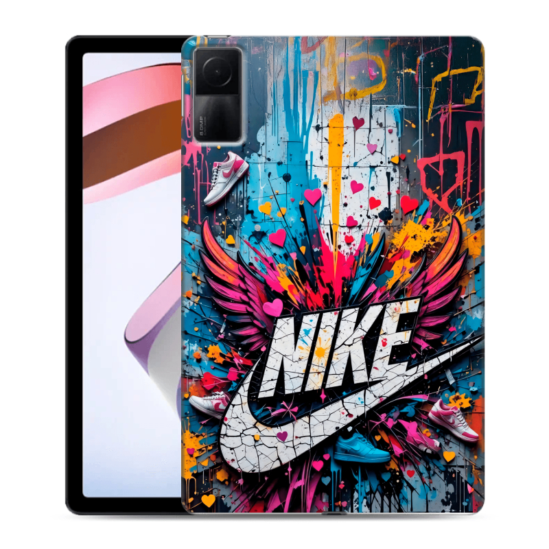 Силиконовый противоударный чехол на Xiaomi RedMi Pad с принтом Nike Найк Силиконовый противоударный чехол на Xiaomi RedMi Pad с принтом Nike Найк