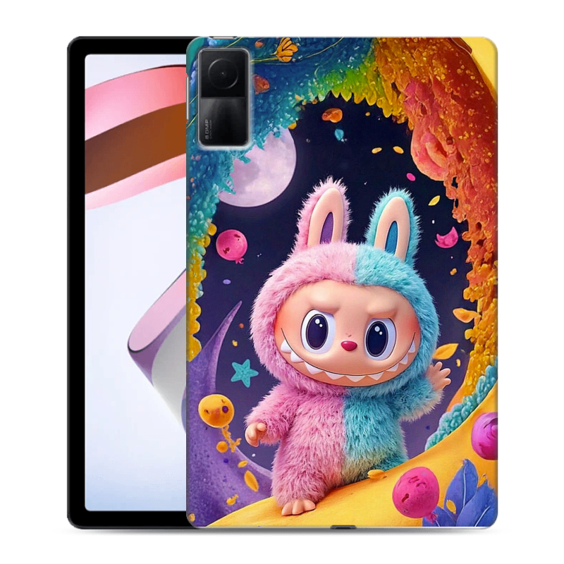 Силиконовый чехол на Xiaomi RedMi Pad с принтом Labubu Лабубу Силиконовый чехол на Xiaomi RedMi Pad с принтом Labubu Лабубу