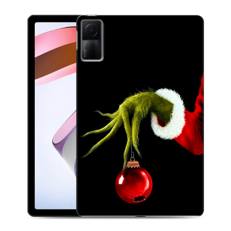 Силиконовый чехол на Xiaomi RedMi Pad с принтом Новый год Гринч Силиконовый чехол на Xiaomi RedMi Pad с принтом Новый год Гринч