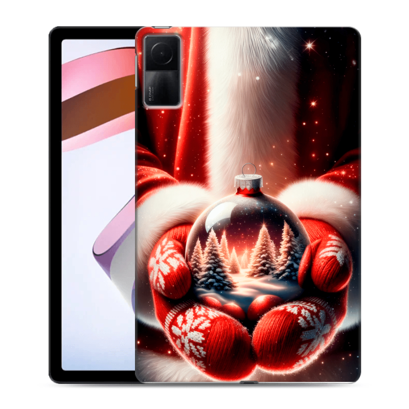 Силиконовый противоударный чехол на Xiaomi RedMi Pad с принтом Новый год Силиконовый противоударный чехол на Xiaomi RedMi Pad с принтом Новый год