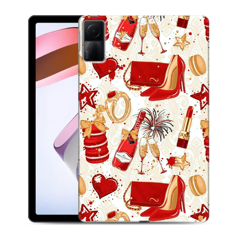 Силиконовый чехол на Xiaomi RedMi Pad с принтом Новый год Силиконовый чехол на Xiaomi RedMi Pad с принтом Новый год