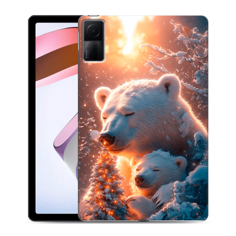 Силиконовый чехол на Xiaomi RedMi Pad с принтом Новый год Силиконовый чехол на Xiaomi RedMi Pad с принтом Новый год