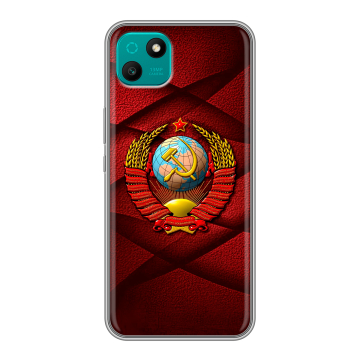Силиконовый чехол на Wiko T10 с принтом Герб СССР Силиконовый чехол на Wiko T10 с принтом Герб СССР