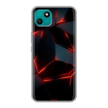 Силиконовый чехол на Wiko T10 с принтом Яркие абстракции Силиконовый чехол на Wiko T10 с принтом Яркие абстракции