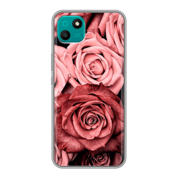 Силиконовый чехол на Wiko T10 с принтом Цветы розы Силиконовый чехол на Wiko T10 с принтом Цветы розы
