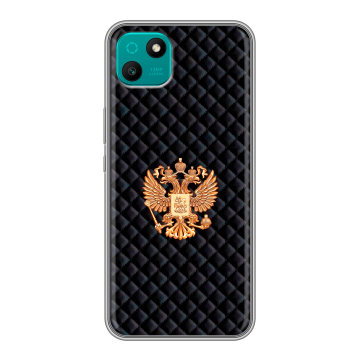 Силиконовый чехол на Wiko T10 с принтом Герб России принт