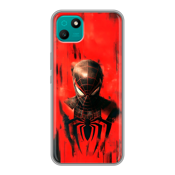 Силиконовый чехол на Wiko T10 с принтом человек паук spiderman Силиконовый чехол на Wiko T10 с принтом человек паук spiderman