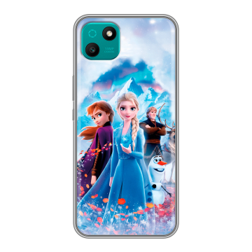 Силиконовый чехол на Wiko T10 с принтом Холодное сердце Frozen Силиконовый чехол на Wiko T10 с принтом Холодное сердце Frozen