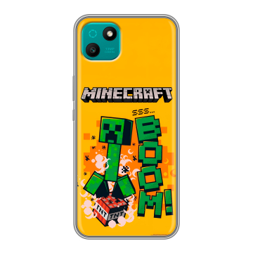 Силиконовый чехол на Wiko T10 с принтом Майнкрафт Minecraft