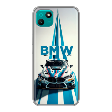Силиконовый чехол на Wiko T10 с принтом БМВ BMW