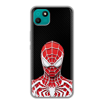 Силиконовый чехол на Wiko T10 с принтом человек паук spiderman