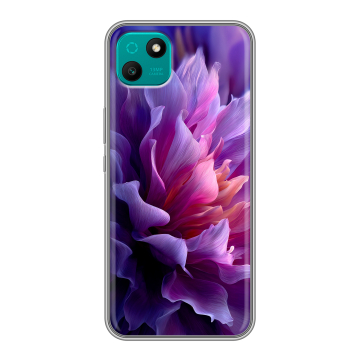 Силиконовый чехол на Wiko T10 с принтом женский цветы