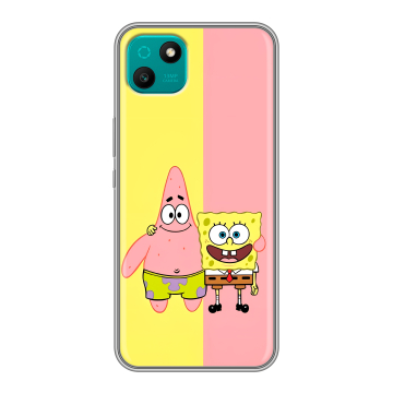 Силиконовый чехол на Wiko T10 с принтом Спанч боб Спанчбоб Силиконовый чехол на Wiko T10 с принтом Спанч боб Спанчбоб