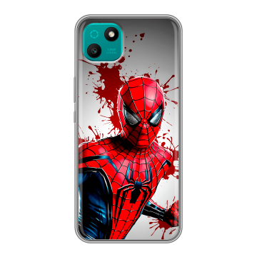 Силиконовый чехол на Wiko T10 с принтом Spiderman Человек паук