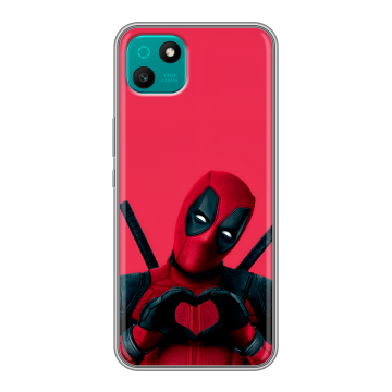 Силиконовый чехол на Wiko T10 с принтом Дедпул Deadpool